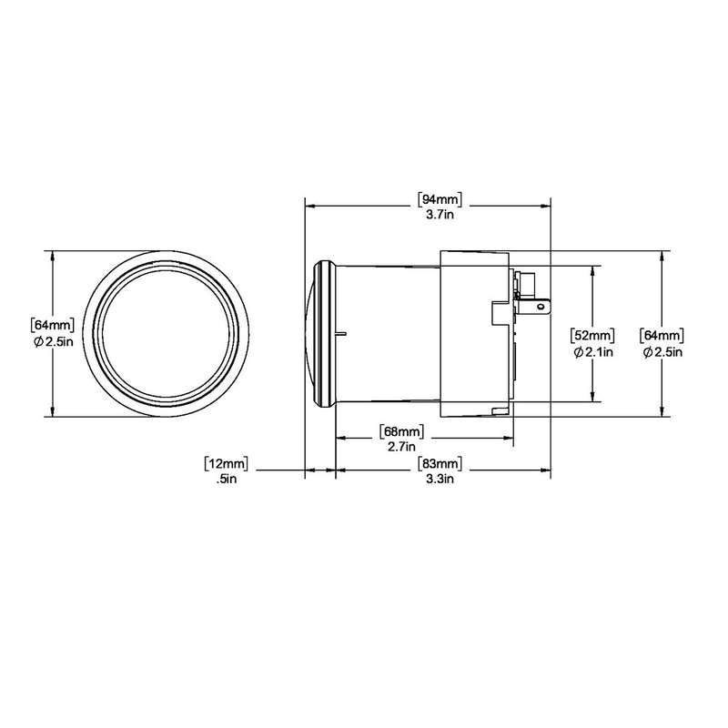 Load image into Gallery viewer, Ritchie X-23BU RitchieSport Compass - Dash Mount - Black/Blue [X-23BU]
