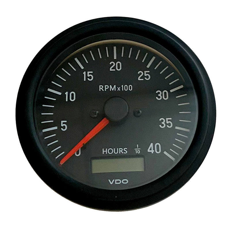 Load image into Gallery viewer, VDO Cockpit International Gen II 4K RPM Tachometer w/Hourmeter [333-93500]
