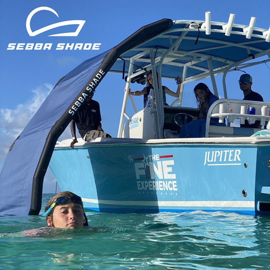 Sebba Shade 6 x 9 ft. Blue Sun Shade f/Boats Up To 28' [SS6X9BLU]
