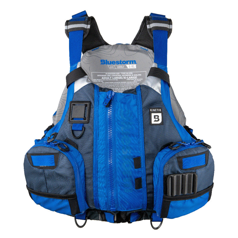 Load image into Gallery viewer, Bluestorm Kinetic Kayak Fishing Vest - Deep Blue - S/M [BS-409-BLU-S/M]
