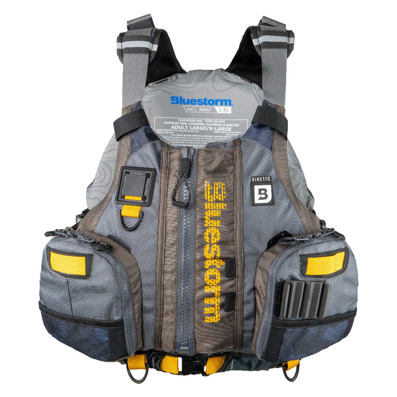 Load image into Gallery viewer, Bluestorm Kinetic Kayak Fishing Vest - Legendary Taupe - S/M [BS-409-TPE-S/M]
