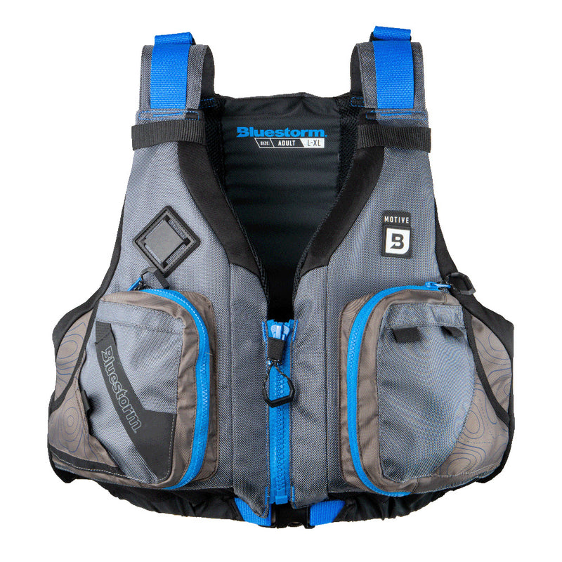 Load image into Gallery viewer, Bluestorm Motive Kayak Fishing Vest - Deep Blue - S/M [BS-248-TPE-S/M]
