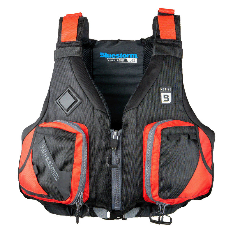 Load image into Gallery viewer, Bluestorm Motive Kayak Fishing Vest - Nitro Red - L/XL [BS-248-RDD-L/XL]
