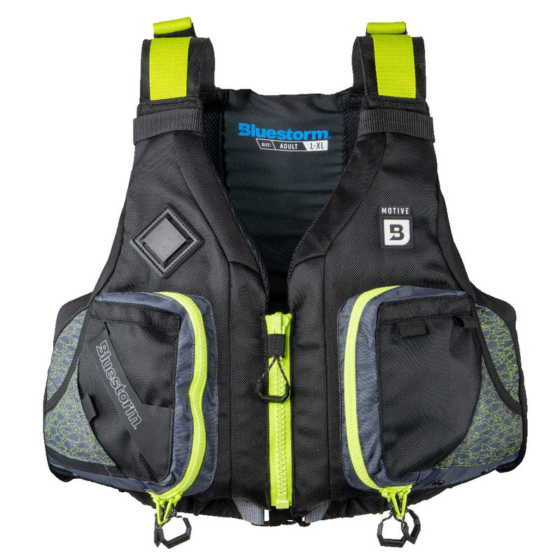 Load image into Gallery viewer, Bluestorm Motive Kayak Fishing Vest - Hi-Vis - S/M [BS-248-HVS-S/M]
