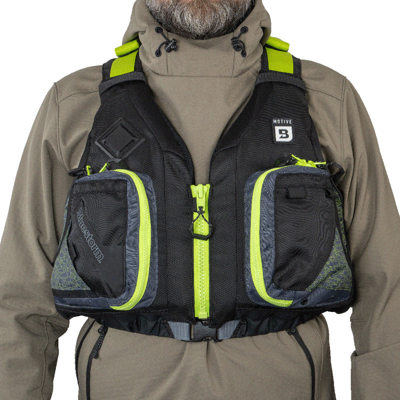 Load image into Gallery viewer, Bluestorm Motive Kayak Fishing Vest - Hi-Vis - S/M [BS-248-HVS-S/M]
