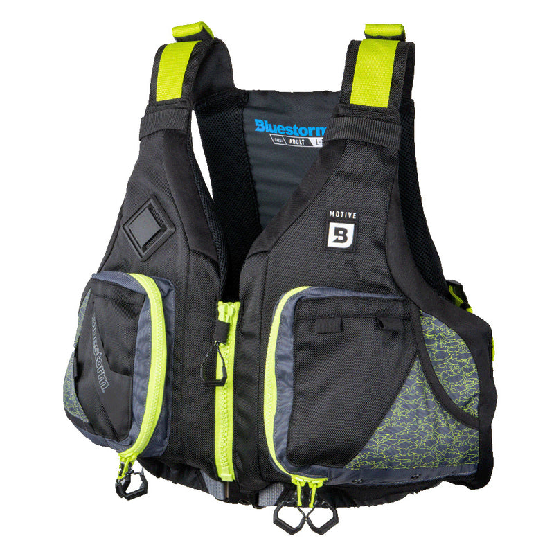 Load image into Gallery viewer, Bluestorm Motive Kayak Fishing Vest - Hi-Vis - S/M [BS-248-HVS-S/M]
