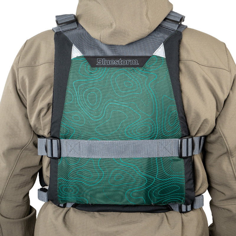 Load image into Gallery viewer, Bluestorm Motive Kayak Fishing Vest - Hunter Green - S/M [BS-248-HNT-S/M]
