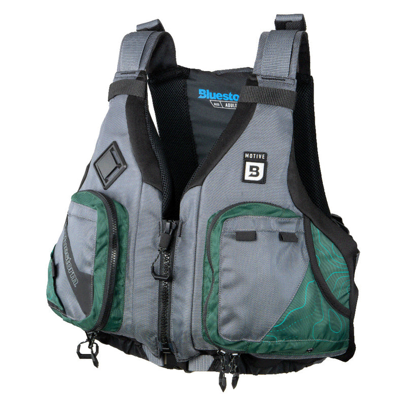 Load image into Gallery viewer, Bluestorm Motive Kayak Fishing Vest - Hunter Green - S/M [BS-248-HNT-S/M]
