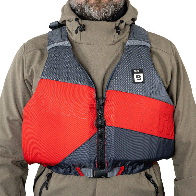 Load image into Gallery viewer, Bluestorm Drift Adult Universal Paddling Vest - Nitro Red [BS-247-RED-U]
