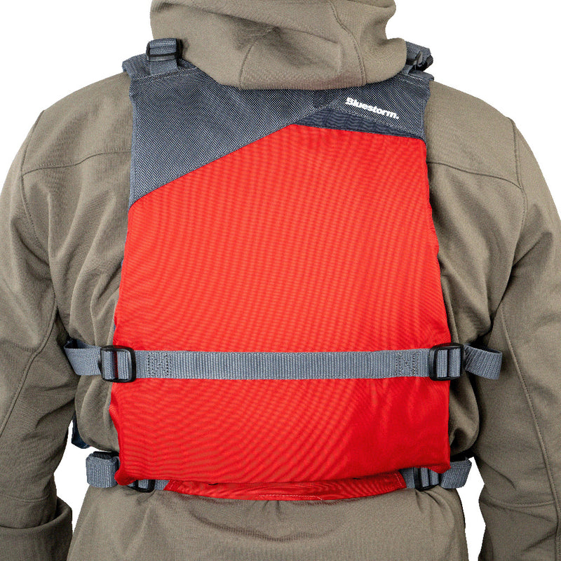 Load image into Gallery viewer, Bluestorm Drift Adult Universal Paddling Vest - Nitro Red [BS-247-RED-U]
