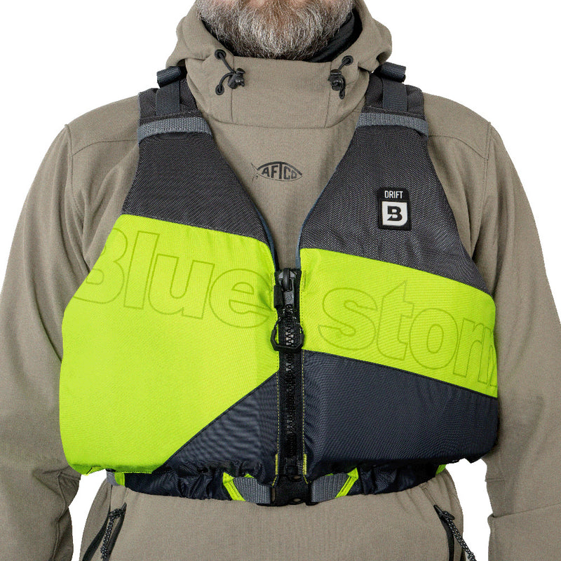 Load image into Gallery viewer, Bluestorm Drift Adult Universal Paddling Vest - Hi-Vis [BS-247-HVS-U]
