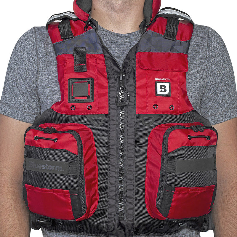 Load image into Gallery viewer, Bluestorm Classic Adult Fishing Life Jacket - Nitro Red - S/M [BS-70B-RED-S/M]
