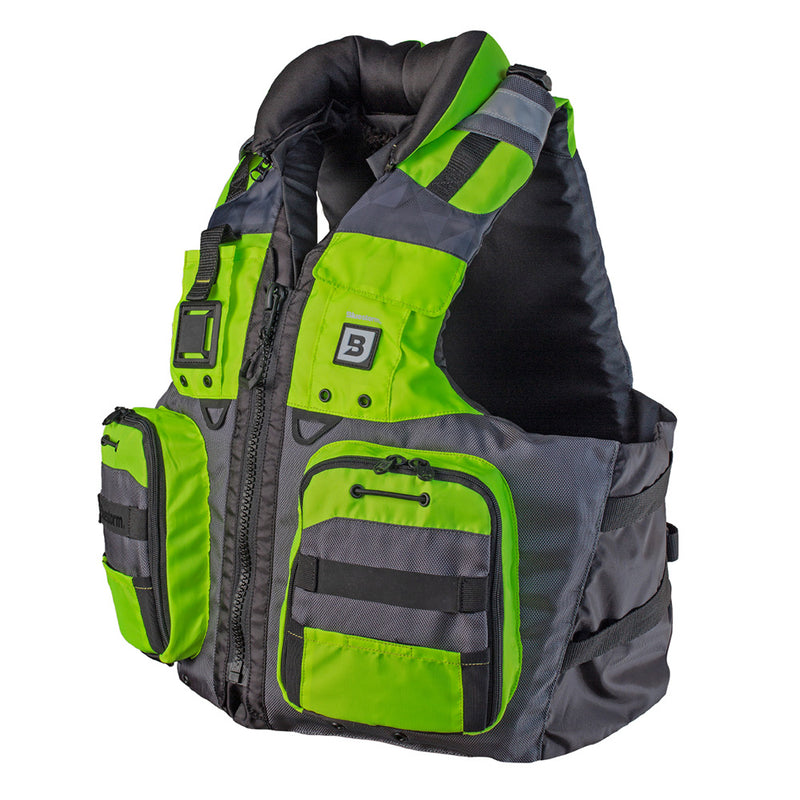 Load image into Gallery viewer, Bluestorm Classic Adult Fishing Life Jacket - Hi-Vis - L/XL [BS-70B-HVS-L/XL]
