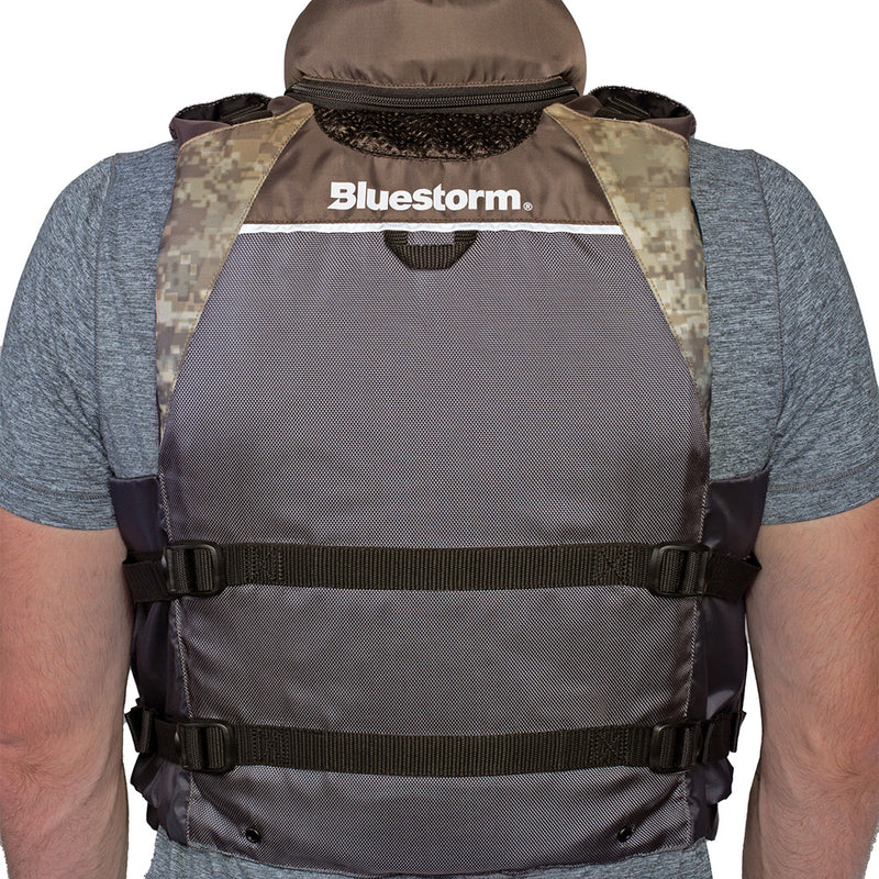 Load image into Gallery viewer, Bluestorm Classic Adult Fishing Life Jacket - Legendary Driftwood - S/M [BS-70B-TPE-S/M]
