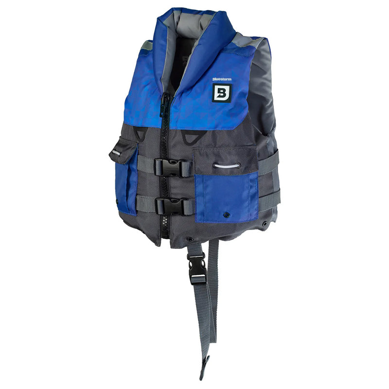 Load image into Gallery viewer, Bluestorm Classic Child Fishing Life Jacket - Deep Blue [BS-365-NAV-C]
