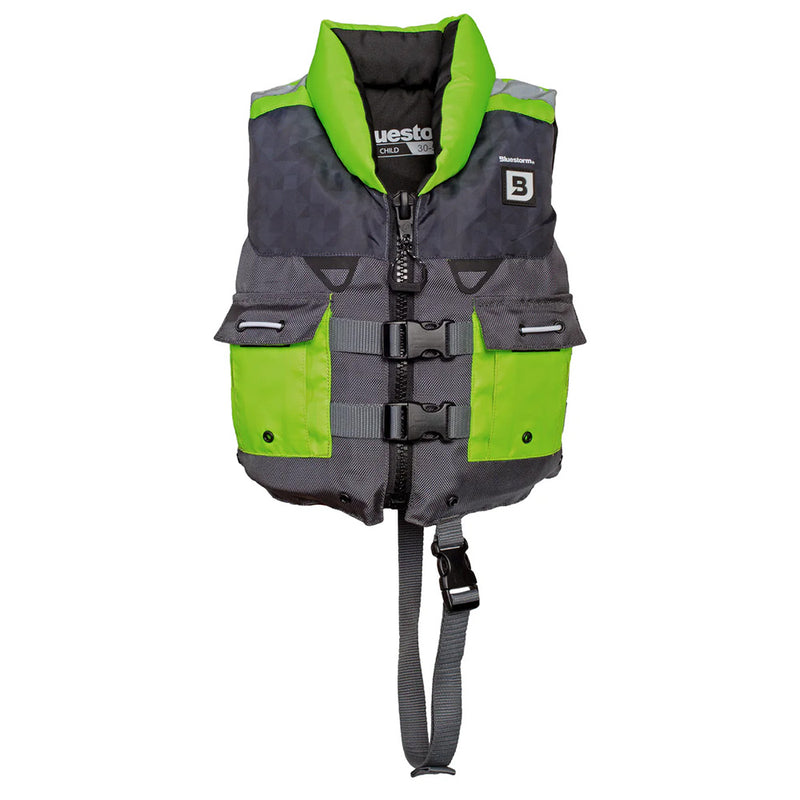 Load image into Gallery viewer, Bluestorm Classic Child Fishing Life Jacket - Hi-Vis [BS-365-HVS-C]
