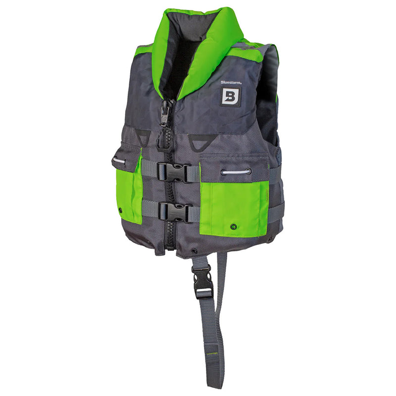 Load image into Gallery viewer, Bluestorm Classic Child Fishing Life Jacket - Hi-Vis [BS-365-HVS-C]
