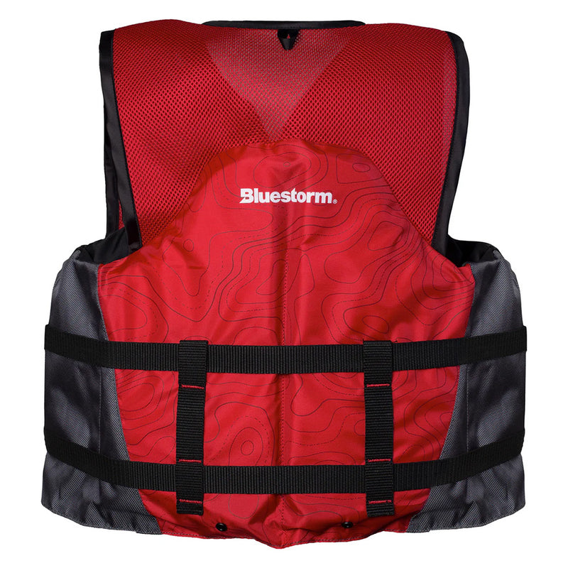 Load image into Gallery viewer, Bluestorm Sportsman Adult Mesh Fishing Life Jacket - Nitro Red - S/M [BS-105-FDC-S/M]
