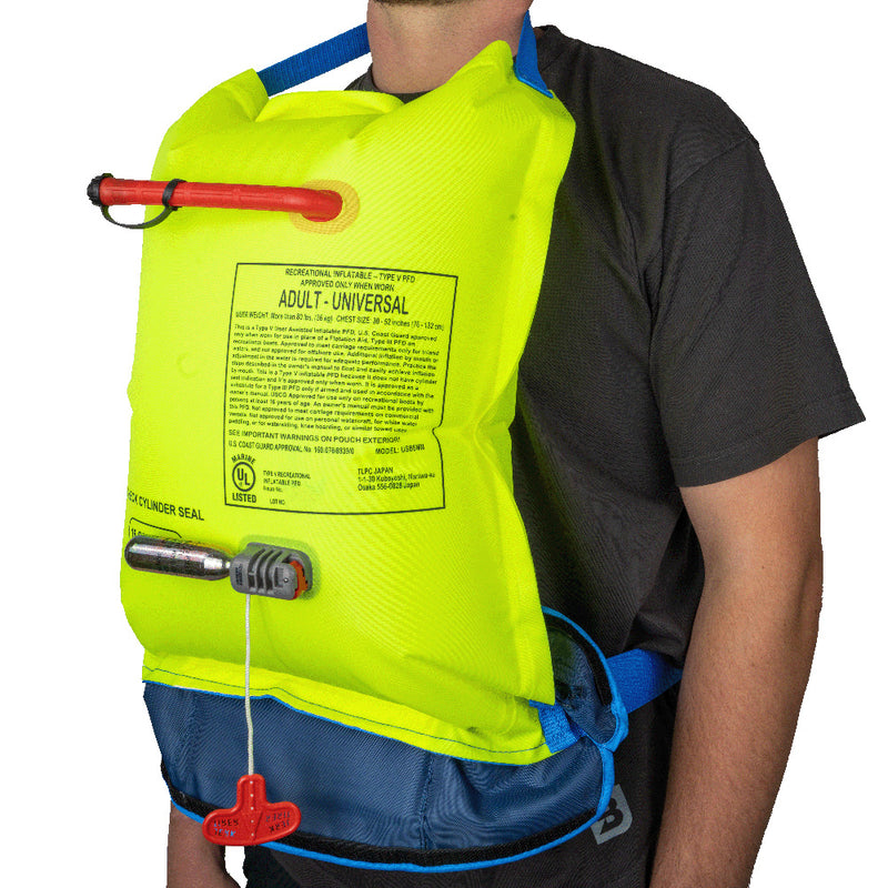 Load image into Gallery viewer, Bluestorm Cirro 16 Manual Inflatable Belt Pack - Hi-Vis [BS-USD6MM-HVS]
