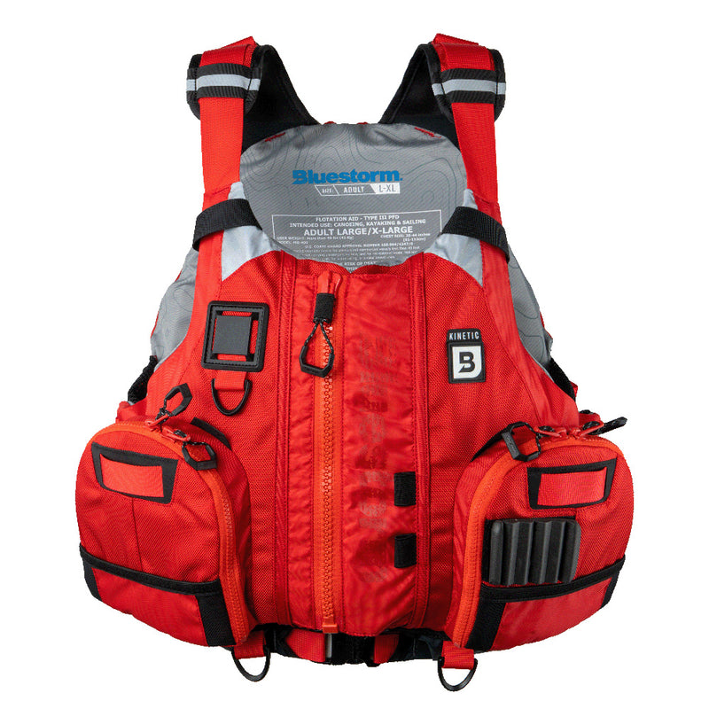 Load image into Gallery viewer, Bluestorm Kinetic Kayak Fishing Vest - Nitro Red - 2XL/3XL [BS-409-RED-XXL]
