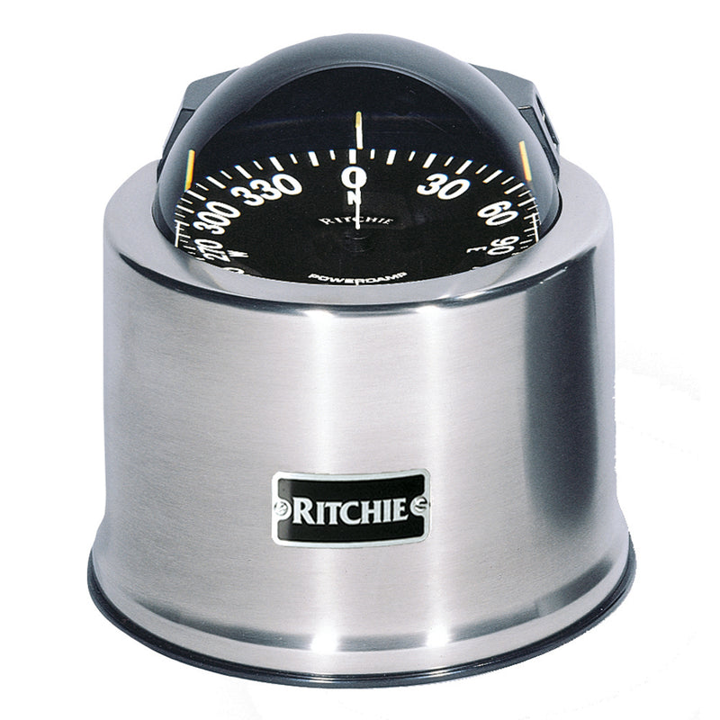 Load image into Gallery viewer, Ritchie SP-5-C GlobeMaster Compass - Pedestal Mount - Stainless Steel - 12V - 5 Degree Card [SP-5-C]
