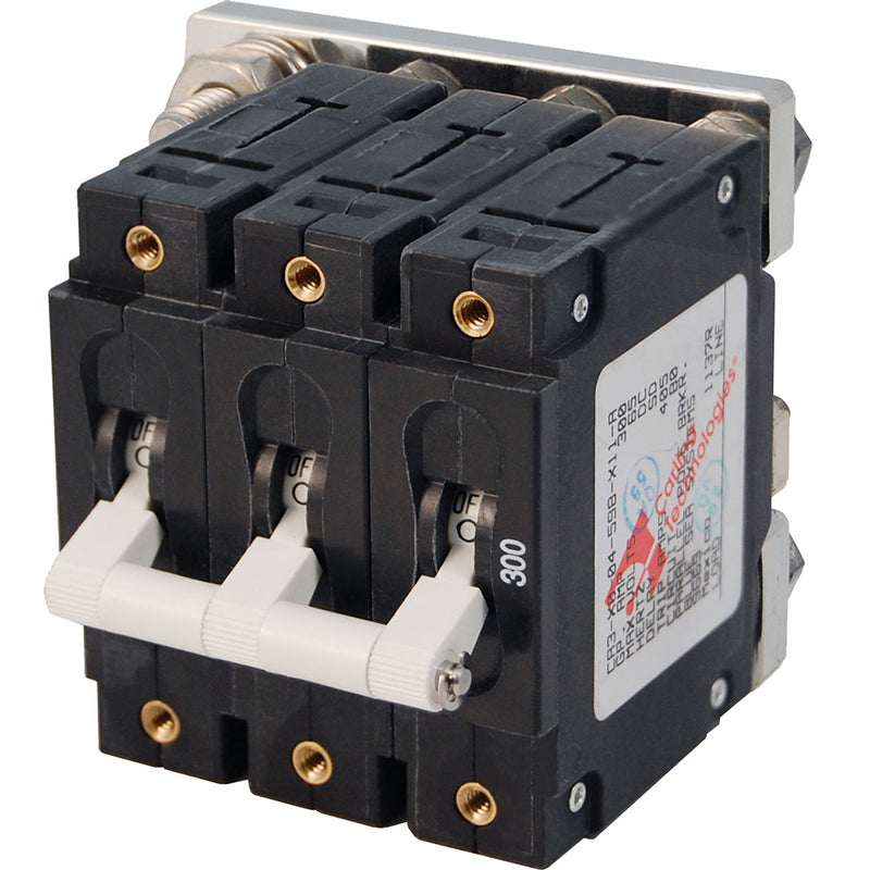 Load image into Gallery viewer, Blue Sea 7271 300A C-Series Triple Pole Toggle DC Circuit Breaker [7271]
