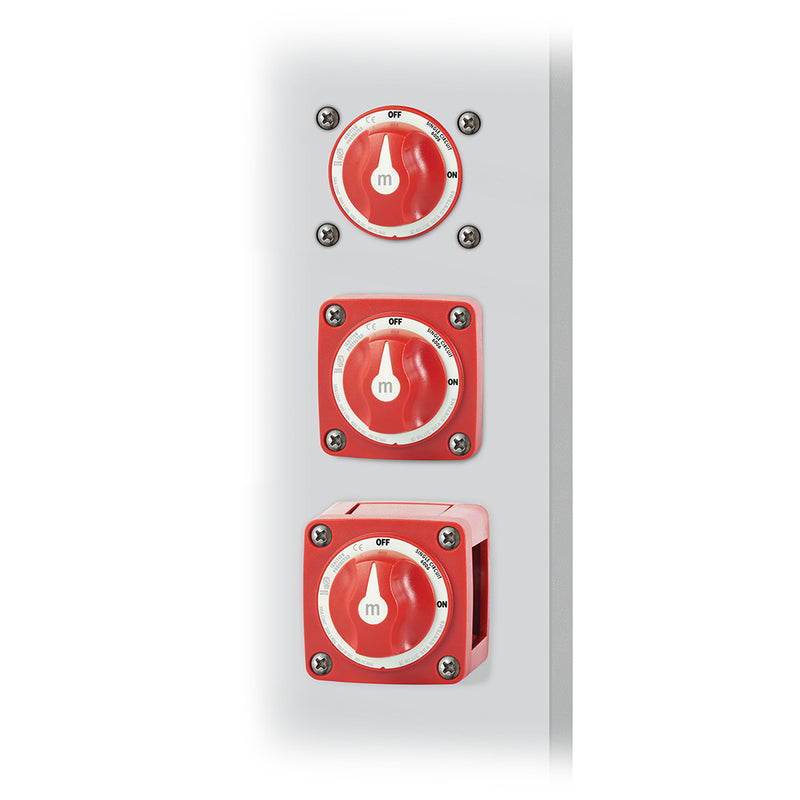 Load image into Gallery viewer, Blue Sea 6006 m-Series (Mini) Battery Switch Single Circuit ON/OFF Red [6006]
