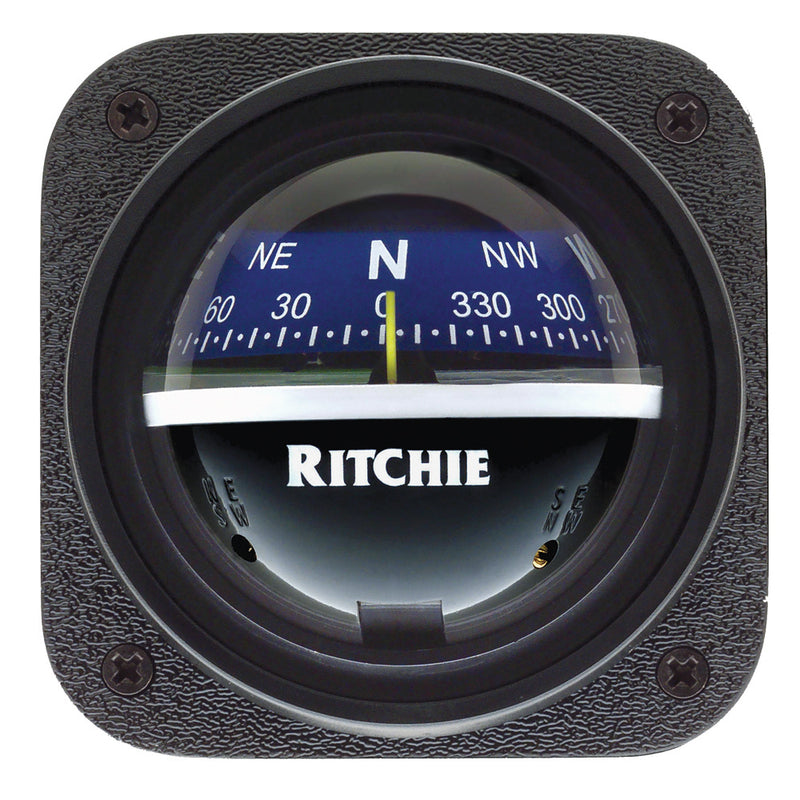 Load image into Gallery viewer, Ritchie V-537B Explorer Compass - Bulkhead Mount - Blue Dial [V-537B]
