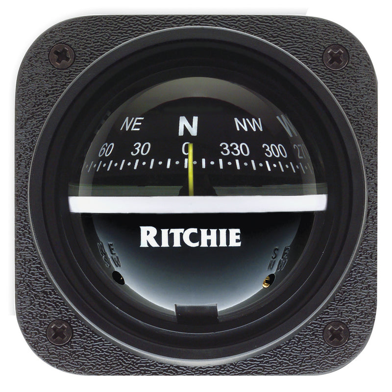 Load image into Gallery viewer, Ritchie V-537 Explorer Compass - Bulkhead Mount - Black Dial [V-537]
