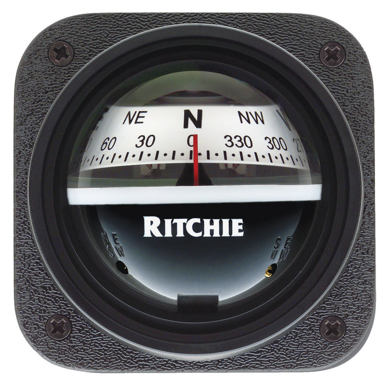Load image into Gallery viewer, Ritchie V-537W Explorer Compass - Bulkhead Mount - White Dial [V-537W]
