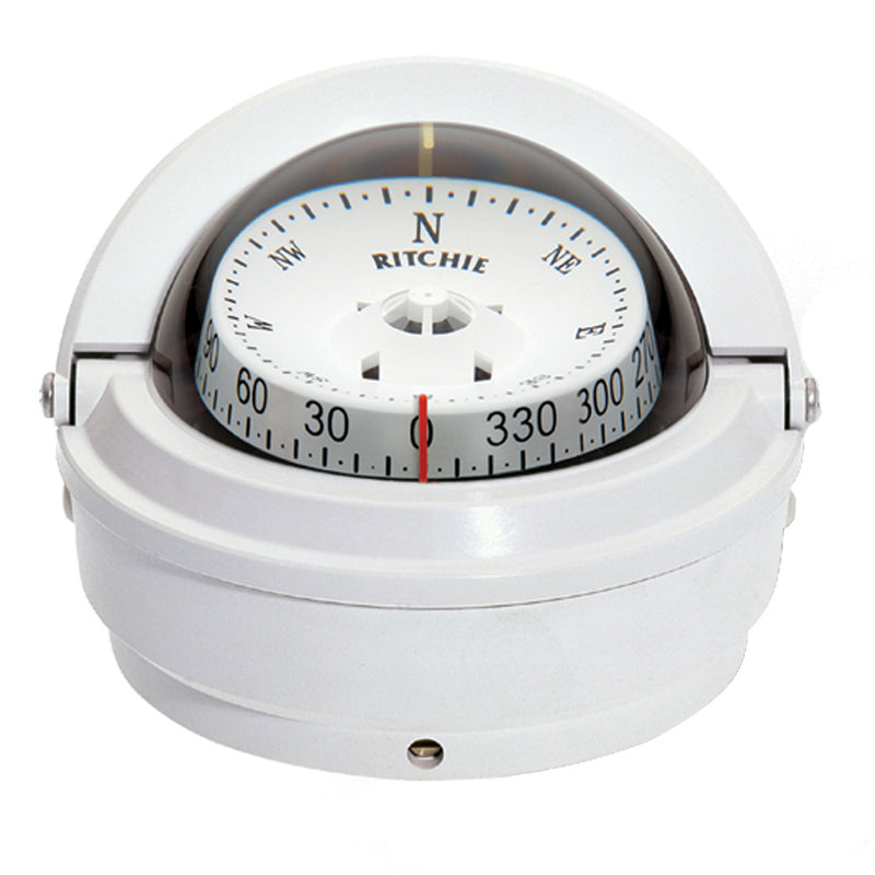 Load image into Gallery viewer, Ritchie S-87W Voyager Compass - Surface Mount - White [S-87W]
