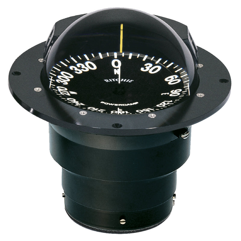 Load image into Gallery viewer, Ritchie FB-500 Globemaster Compass - Flush Mount - Black - 12V - 5 Degree Card [FB-500]
