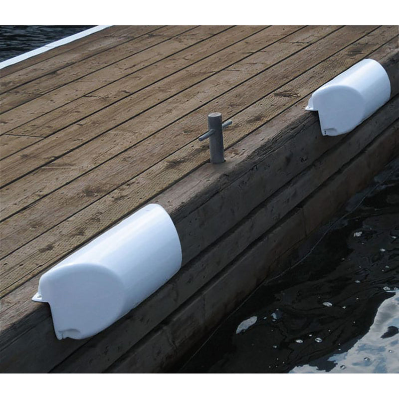 Load image into Gallery viewer, Dock Edge Dolphin Dockside Bumper 7&quot; x 16&quot; Straight - White [1060-W-F]
