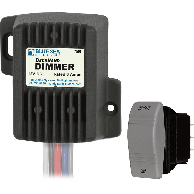 Load image into Gallery viewer, Blue Sea 7506 DeckHand Dimmer - 6 Amp/12V [7506]
