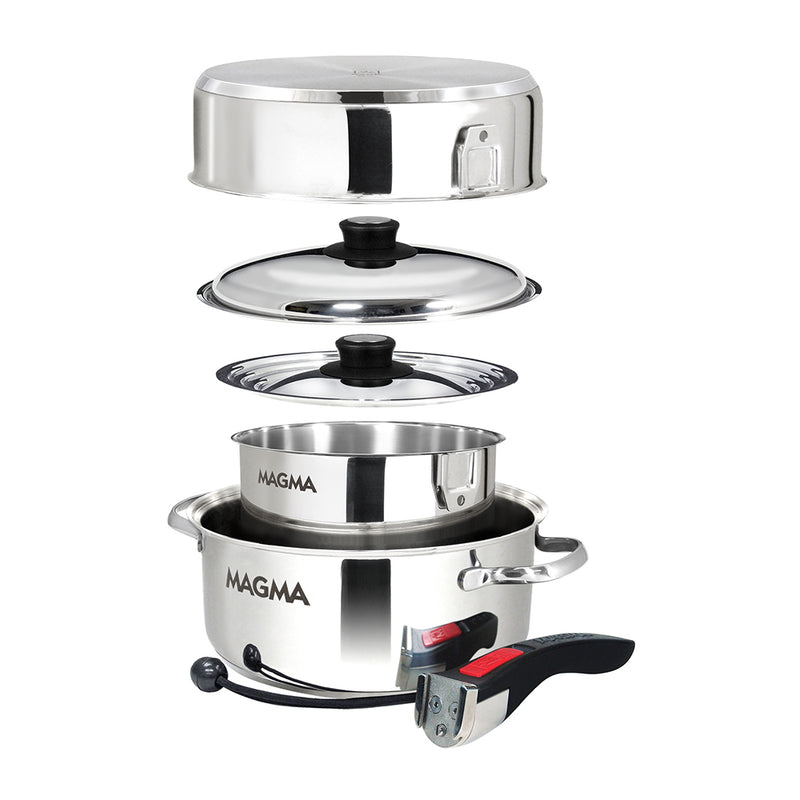 Load image into Gallery viewer, Magma 7 Piece Induction Cookware Set - Stainless Steel [A10-362-IND]
