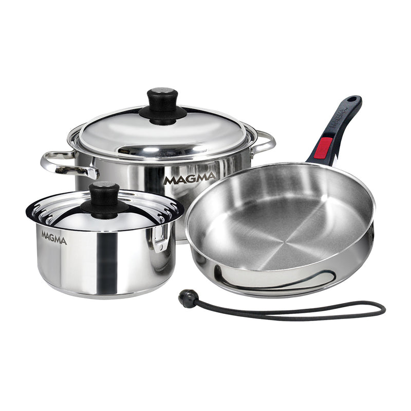 Load image into Gallery viewer, Magma 7 Piece Induction Cookware Set - Stainless Steel [A10-362-IND]
