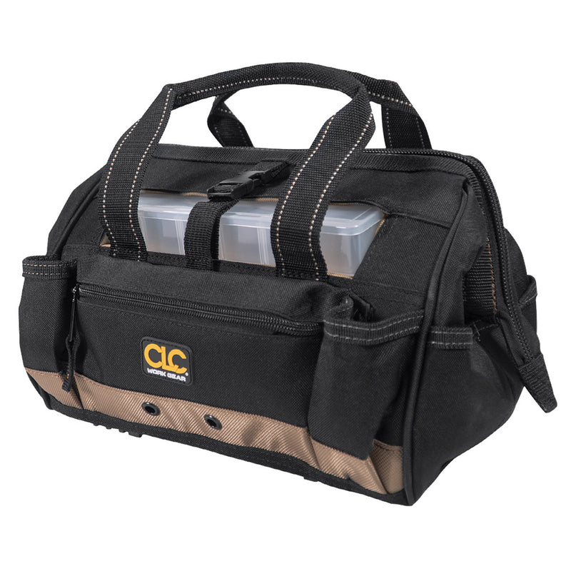 Load image into Gallery viewer, CLC 1533 Tool Bag w/Top-Side Plastic Parts Tray - 12&quot; [1533]
