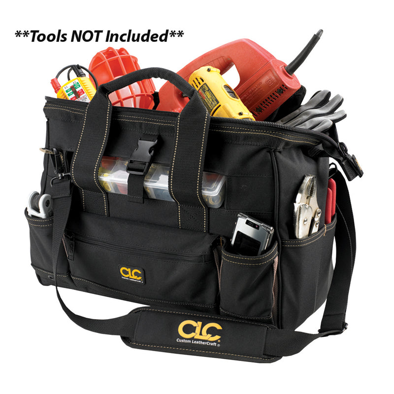 Load image into Gallery viewer, CLC 1534 Tool Bag w/Top-Side Plastic Parts Tray - 16&quot; [1534]
