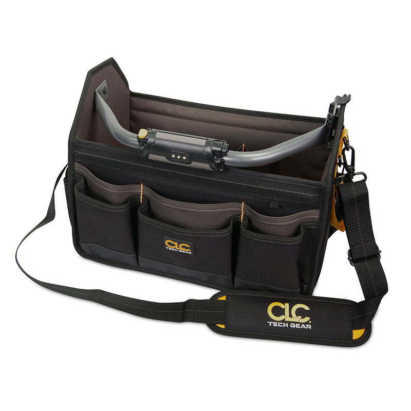 Load image into Gallery viewer, CLC L234 Tech Gear LED Lighted Handle Open Top Tool Carrier - 15&quot; [L234]
