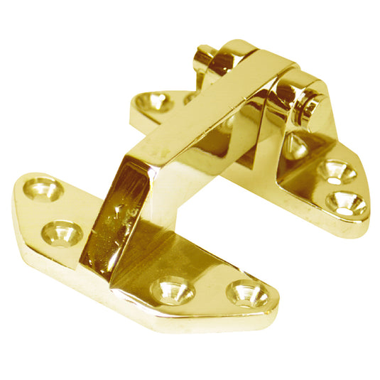 Whitecap Standard Hatch Hinge - Polished Brass - 2-5/8