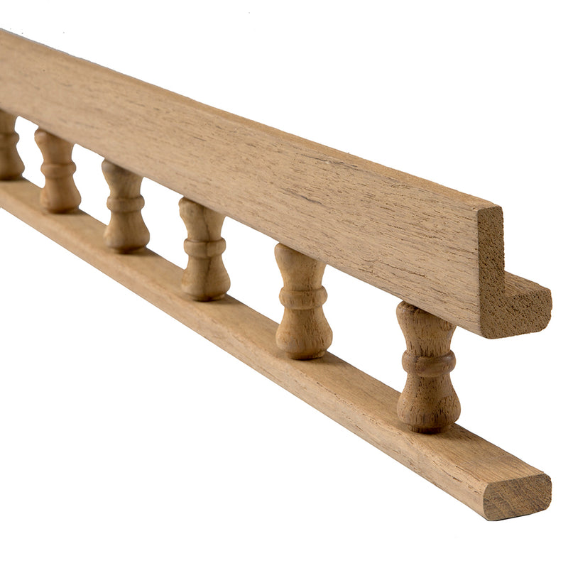 Load image into Gallery viewer, Whitecap Teak L-Type Pin Rail - 5&#39; [60703]
