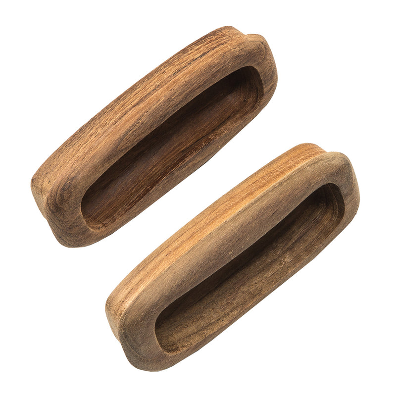 Load image into Gallery viewer, Whitecap Teak Rectangular Drawer Pull - 3-1/4&quot;L - 2 Pack [60135-A]
