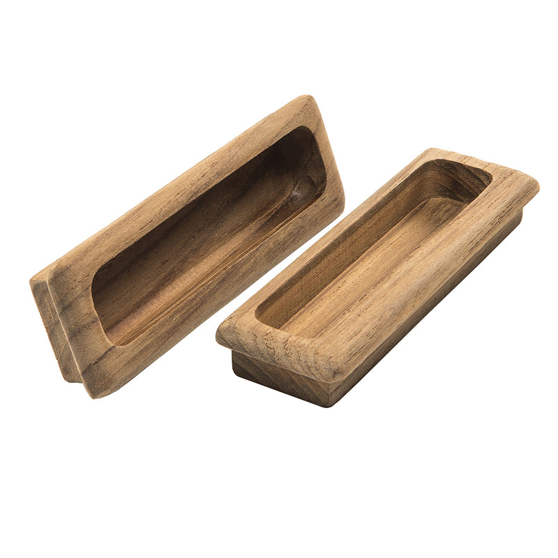 Load image into Gallery viewer, Whitecap Teak Large Rectangular Drawer Pull - 4-1/2&quot;L - 2 Pack [60142-A]
