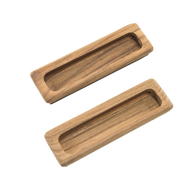 Whitecap Teak Large Rectangular Drawer Pull - 4-1/2