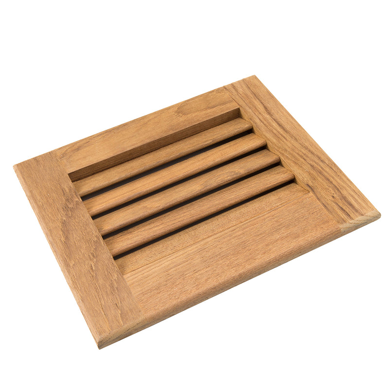 Load image into Gallery viewer, Whitecap Teak Louvered Insert - 7-1/2&quot; x 9-1/8&quot; x 3/4&quot; [60712]
