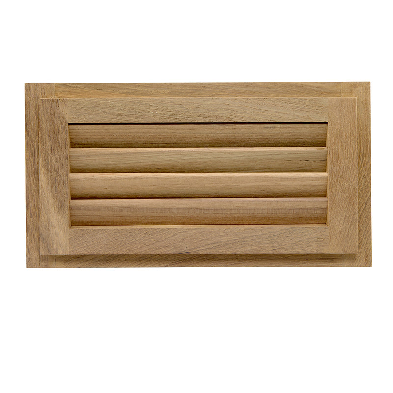 Load image into Gallery viewer, Whitecap Teak Louvered Insert - 6-3/8&quot; x 11-3/16&quot; x 3/4&quot; [60714]
