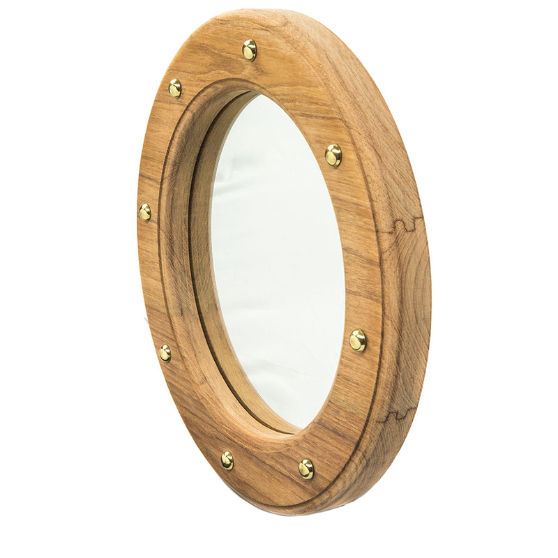 Load image into Gallery viewer, Whitecap Teak Porthole Mirror [62540]
