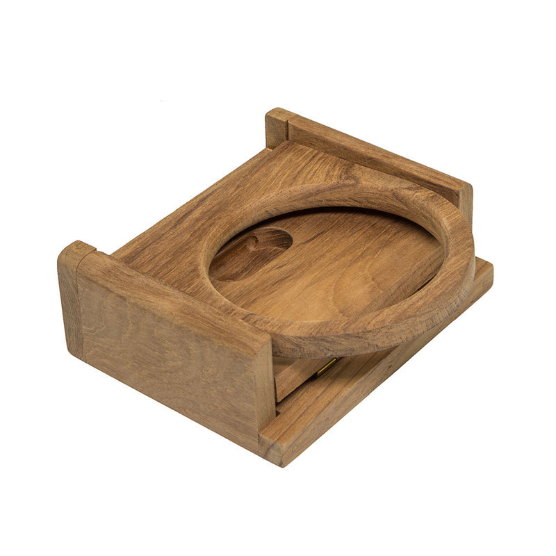 Load image into Gallery viewer, Whitecap Teak Folding Insulated Drink Holder [62602]
