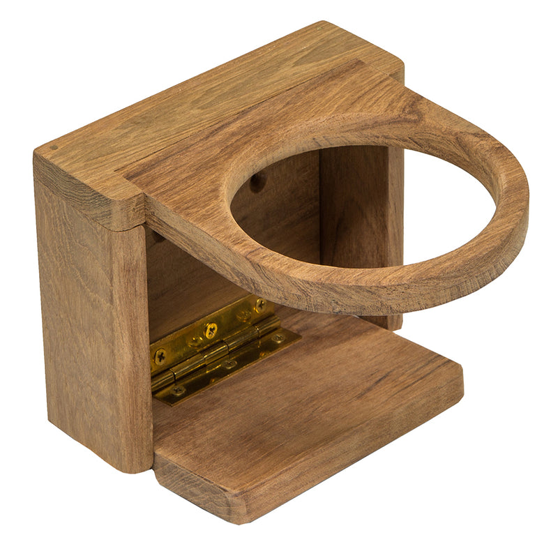 Load image into Gallery viewer, Whitecap Teak Folding Insulated Drink Holder [62602]
