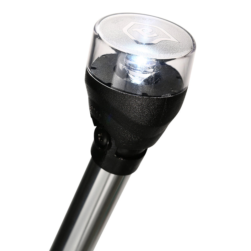 Load image into Gallery viewer, Attwood LED Articulating All Around Light - 36&quot; Pole [5530-36A7]
